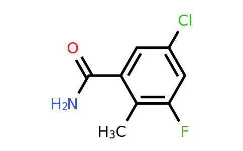 1807026-61-4 | 5-Chloro-3-fluoro-2-methylbenzamide