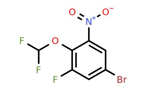 1807026-85-2 | 1-Bromo-4-difluoromethoxy-3-fluoro-5-nitrobenzene