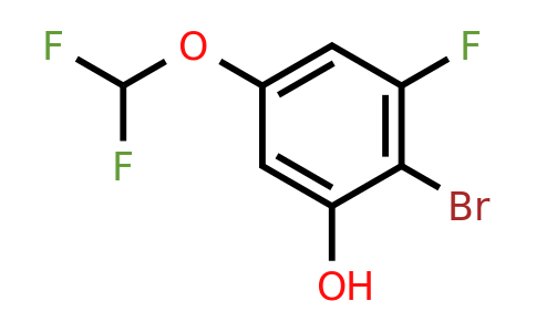 1807027-02-6 | 2-Bromo-5-difluoromethoxy-3-fluorophenol