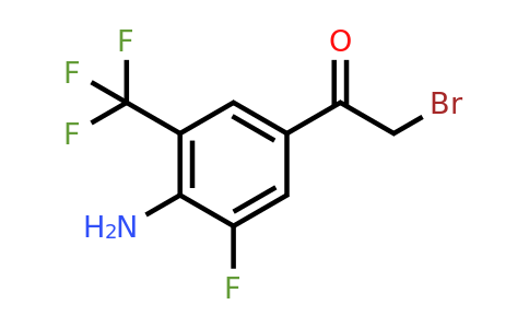 1807028-63-2 | 4'-Amino-3'-fluoro-5'-(trifluoromethyl)phenacyl bromide