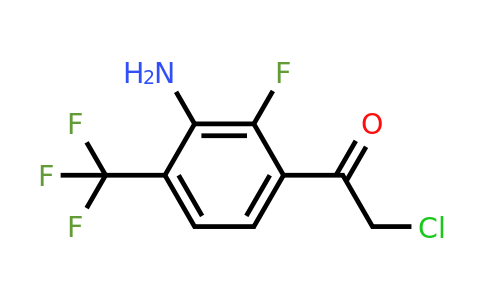 1807028-69-8 | 3'-Amino-2'-fluoro-4'-(trifluoromethyl)phenacyl chloride