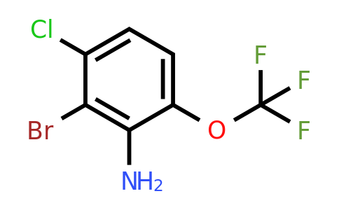 1807028-89-2 | 2-Bromo-3-chloro-6-(trifluoromethoxy)aniline