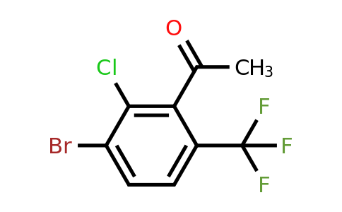 1807029-21-5 | 3'-Bromo-2'-chloro-6'-(trifluoromethyl)acetophenone