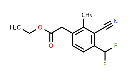 1807029-96-4 | Ethyl 3-cyano-4-difluoromethyl-2-methylphenylacetate