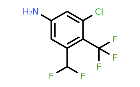 1807031-26-0 | 3-Chloro-5-difluoromethyl-4-(trifluoromethyl)aniline