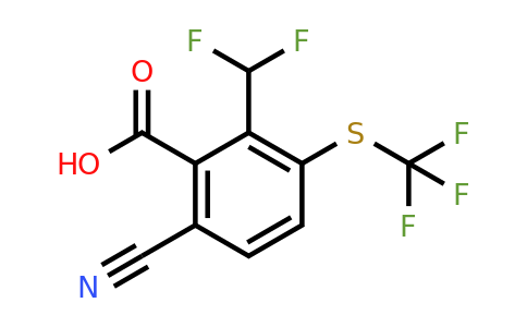 1807031-70-4 | 6-Cyano-2-difluoromethyl-3-(trifluoromethylthio)benzoic acid