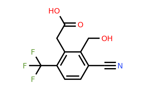 1807032-64-9 | 3-Cyano-2-hydroxymethyl-6-(trifluoromethyl)phenylacetic acid