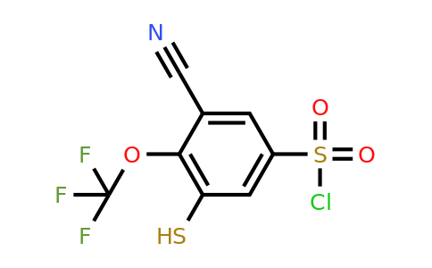 1807032-93-4 | 3-Cyano-5-mercapto-4-(trifluoromethoxy)benzenesulfonylchloride
