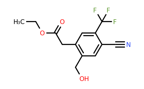 1807032-94-5 | Ethyl 4-cyano-2-hydroxymethyl-5-(trifluoromethyl)phenylacetate