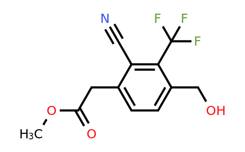 1807033-03-9 | Methyl 2-cyano-4-hydroxymethyl-3-(trifluoromethyl)phenylacetate
