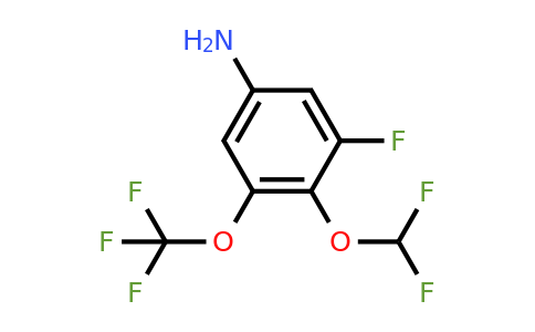 1807033-55-1 | 4-Difluoromethoxy-3-fluoro-5-(trifluoromethoxy)aniline