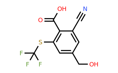 1807033-87-9 | 2-Cyano-4-hydroxymethyl-6-(trifluoromethylthio)benzoic acid