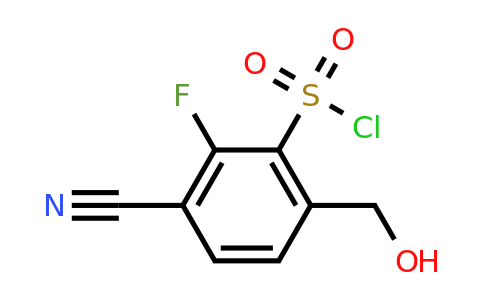 1807033-95-9 | 3-Cyano-2-fluoro-6-(hydroxymethyl)benzenesulfonyl chloride