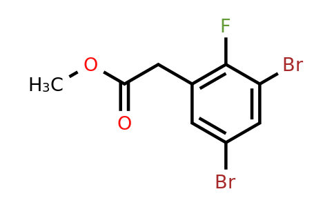 1807034-20-3 | Methyl 3,5-dibromo-2-fluorophenylacetate