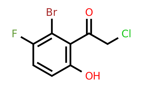 1807034-23-6 | 2'-Bromo-3'-fluoro-6'-hydroxyphenacyl chloride