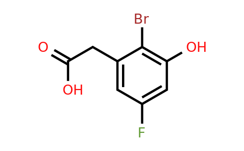 1807034-42-9 | 2-Bromo-5-fluoro-3-hydroxyphenylacetic acid