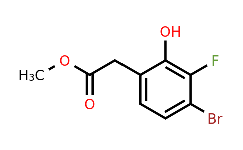 1807034-64-5 | Methyl 4-bromo-3-fluoro-2-hydroxyphenylacetate
