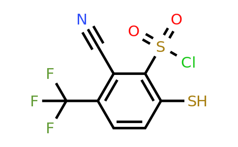 1807034-84-9 | 2-Cyano-6-mercapto-3-(trifluoromethyl)benzenesulfonylchloride