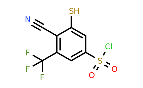1807034-92-9 | 4-Cyano-3-mercapto-5-(trifluoromethyl)benzenesulfonylchloride