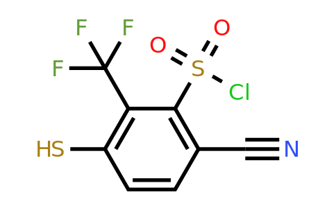 1807035-02-4 | 6-Cyano-3-mercapto-2-(trifluoromethyl)benzenesulfonylchloride
