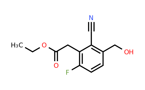 1807035-25-1 | Ethyl 2-cyano-6-fluoro-3-(hydroxymethyl)phenylacetate