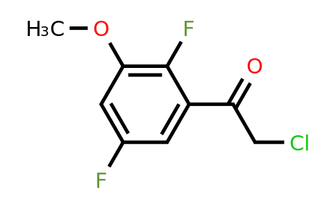 1807035-27-3 | 2',5'-Difluoro-3'-methoxyphenacyl chloride