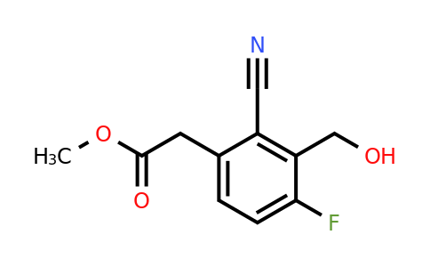 1807035-39-7 | Methyl 2-cyano-4-fluoro-3-(hydroxymethyl)phenylacetate