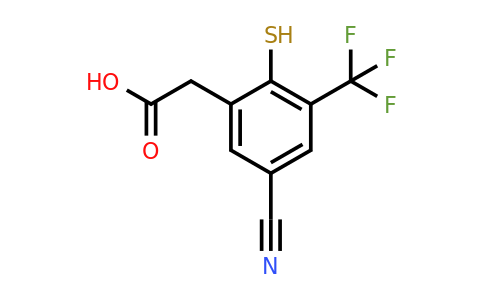 1807035-86-4 | 5-Cyano-2-mercapto-3-(trifluoromethyl)phenylacetic acid