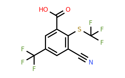 1807036-11-8 | 3-Cyano-5-trifluoromethyl-2-(trifluoromethylthio)benzoic acid
