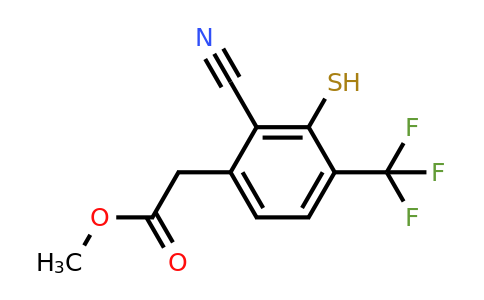 1807036-17-4 | Methyl 2-cyano-3-mercapto-4-(trifluoromethyl)phenylacetate
