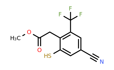 1807036-46-9 | Methyl 4-cyano-2-mercapto-6-(trifluoromethyl)phenylacetate