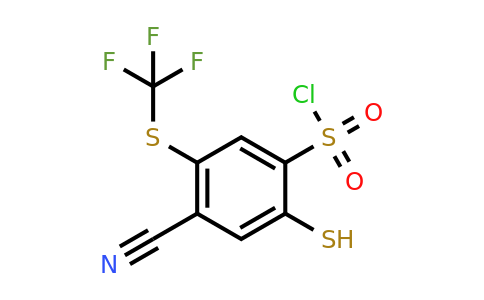 1807037-14-4 | 4-Cyano-2-mercapto-5-(trifluoromethylthio)benzenesulfonylchloride