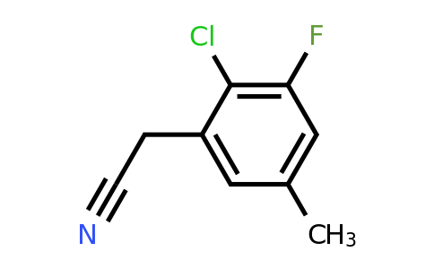 1807037-16-6 | 2-Chloro-3-fluoro-5-methylphenylacetonitrile