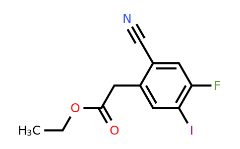 1807037-18-8 | Ethyl 2-cyano-4-fluoro-5-iodophenylacetate