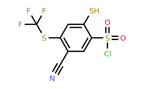 1807037-23-5 | 5-Cyano-2-mercapto-4-(trifluoromethylthio)benzenesulfonylchloride