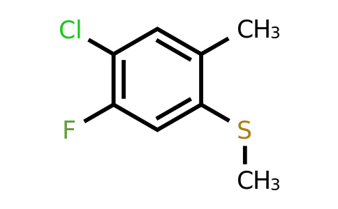 1807037-24-6 | 4-Chloro-5-fluoro-2-methylthioanisole