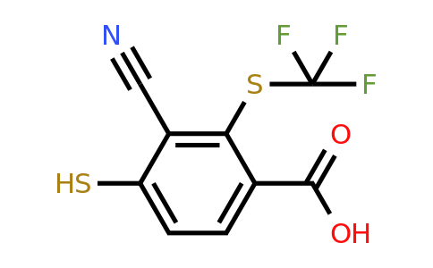 1807037-44-0 | 3-Cyano-4-mercapto-2-(trifluoromethylthio)benzoic acid