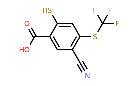 1807037-49-5 | 5-Cyano-2-mercapto-4-(trifluoromethylthio)benzoic acid