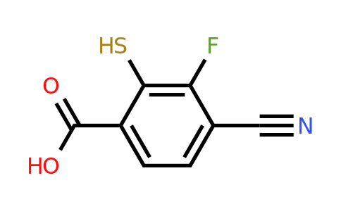 1807037-93-9 | 4-Cyano-3-fluoro-2-mercaptobenzoic acid