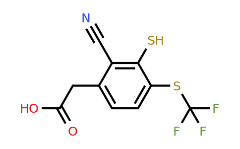 1807038-02-3 | 2-Cyano-3-mercapto-4-(trifluoromethylthio)phenylacetic acid