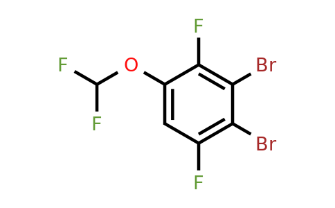 1807038-52-3 | 1,2-Dibromo-3,6-difluoro-4-(difluoromethoxy)benzene