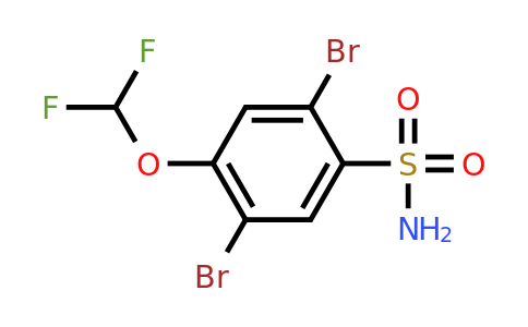 1807039-41-3 | 2,5-Dibromo-4-(difluoromethoxy)benzenesulfonamide