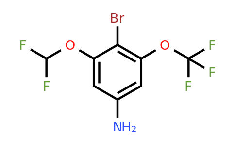 1807039-50-4 | 4-Bromo-3-difluoromethoxy-5-(trifluoromethoxy)aniline