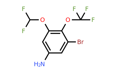 1807039-56-0 | 5-Bromo-3-difluoromethoxy-4-(trifluoromethoxy)aniline