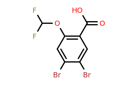 1807039-66-2 | 4,5-Dibromo-2-(difluoromethoxy)benzoic acid
