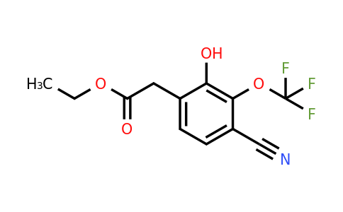 1807040-01-2 | Ethyl 4-cyano-2-hydroxy-3-(trifluoromethoxy)phenylacetate