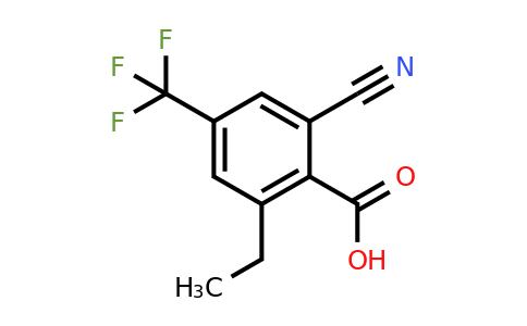 1807040-39-6 | 2-Cyano-6-ethyl-4-(trifluoromethyl)benzoic acid