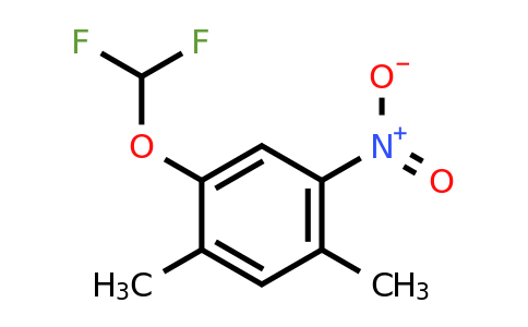 1807040-43-2 | 1-Difluoromethoxy-2,4-dimethyl-5-nitrobenzene