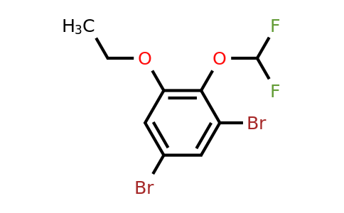 1807040-58-9 | 1,5-Dibromo-2-difluoromethoxy-3-ethoxybenzene