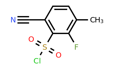 1807040-62-5 | 6-Cyano-2-fluoro-3-methylbenzenesulfonyl chloride